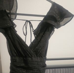 Francesca's Collections Black Maxi Dress